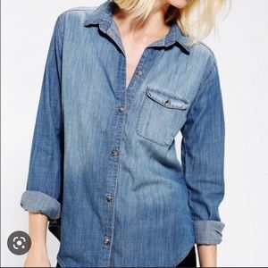 BGD Denim Button-up Shirt. Size Medium